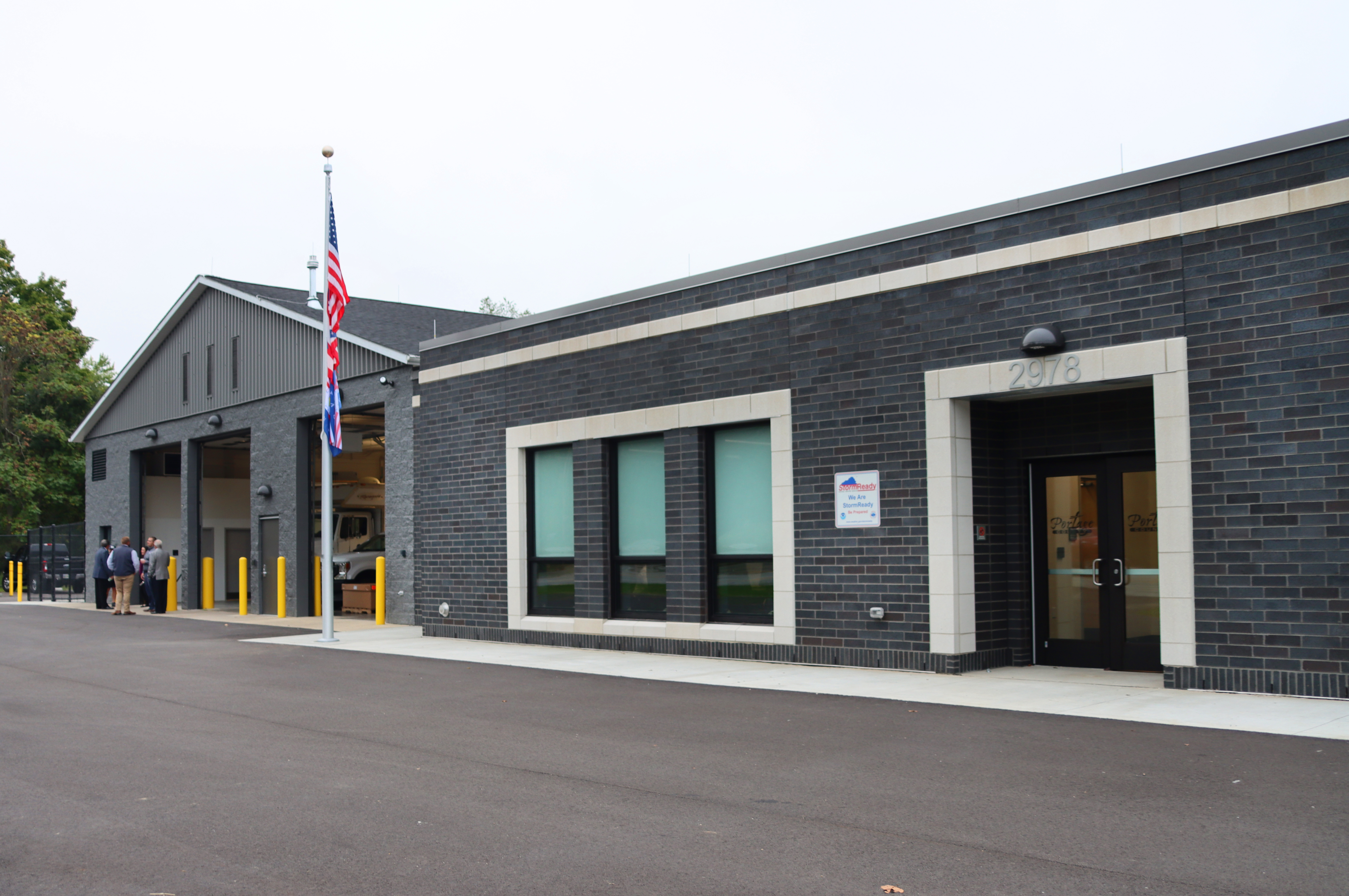 exterior of portage operations center 