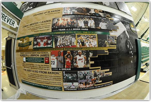 See video, impressions of new LeBron James Arena at St. Vincent-St. Mary  (video, slideshow) 